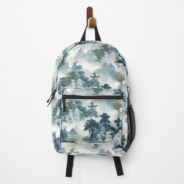 Item preview, Mystical Mountains: A Captivating Chinese Art Pattern designed and sold by omizen.