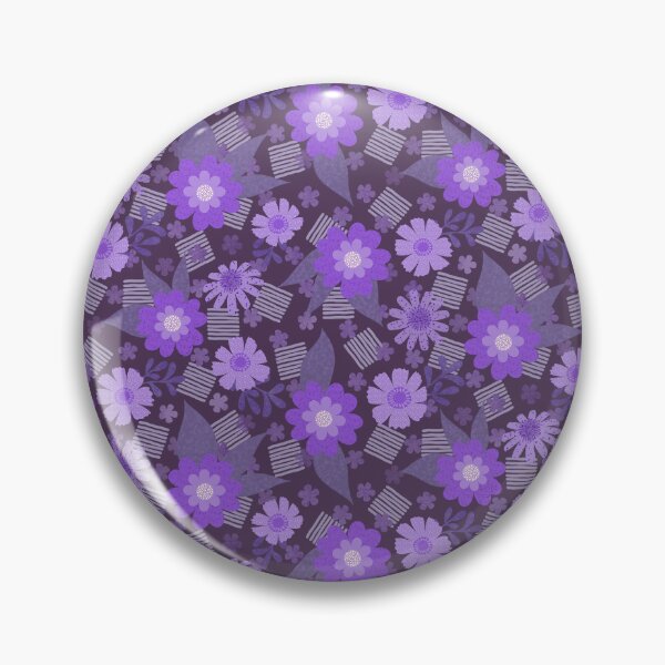 Item preview, Flower and Block Pattern - Violet designed and sold by Ale's Art.