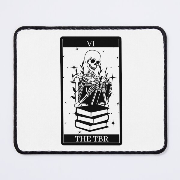 Item preview, TBR Tarot Card - Gothic Skull - Book Sticker designed and sold by StickEmUpp.