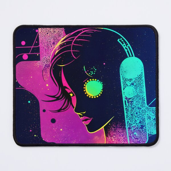 Item preview, Abstract Illustration of an Augmented Futuristic Woman designed and sold by AIStudio137.