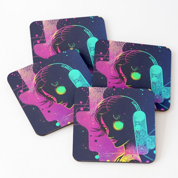 Item preview, Abstract Illustration of an Augmented Futuristic Woman designed and sold by AIStudio137.