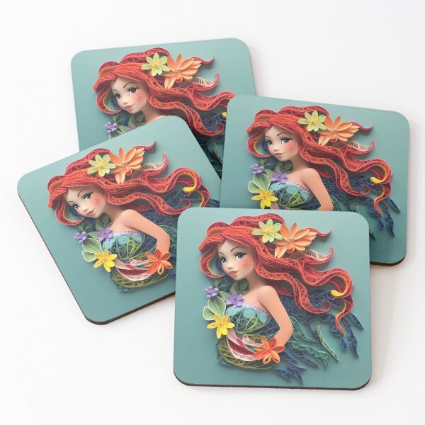Item preview, Happy mermaid in the ocean, live colors designed and sold by AdiRemba.
