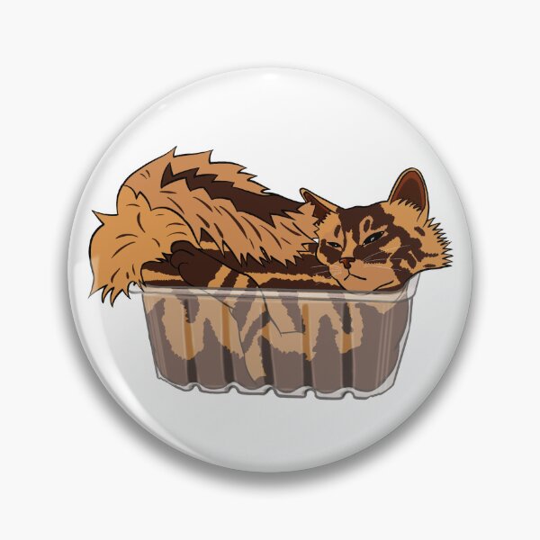 Item preview, Carton Fluffy Cat Sticker - Liquid Cats designed and sold by N9Livez.