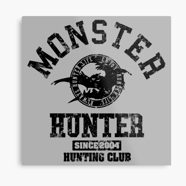 Monster Hunter Hunting Club ! Metal Print