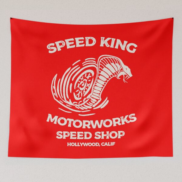 Item preview, Speed King Motorworks Speed Shop Hollywood, Calif designed and sold by Alema Art.