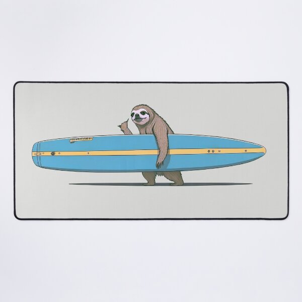 Item preview, Surfer Sloth and his Surfboard designed and sold by feferreira.
