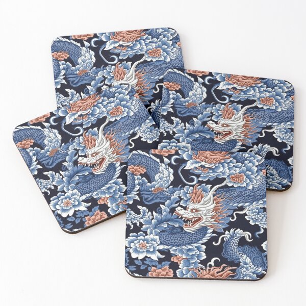 Item preview, Dragon Tales: Captivating Patterns Inspired by Asian Textiles designed and sold by omizen.