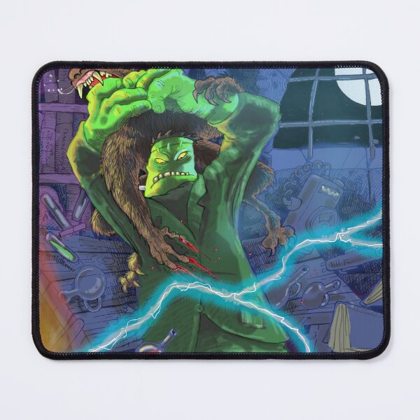 Item preview, Frankenstein vs Wolfman designed and sold by DoubleUglyArt.