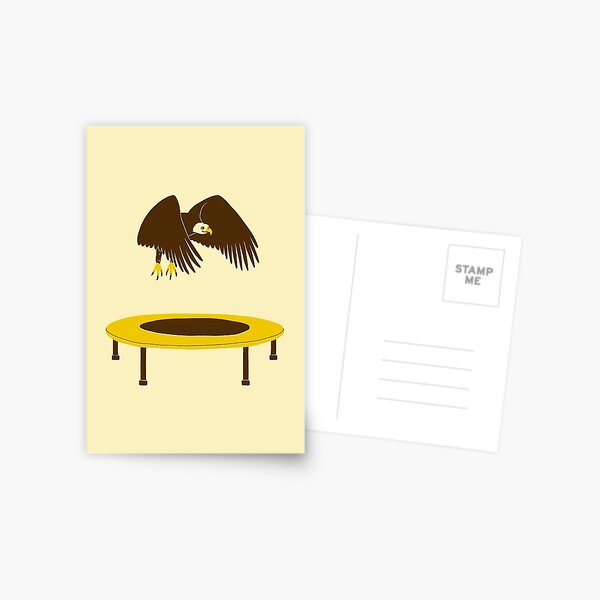 Item preview, Eagle On A Trampoline designed and sold by Martina Scott.