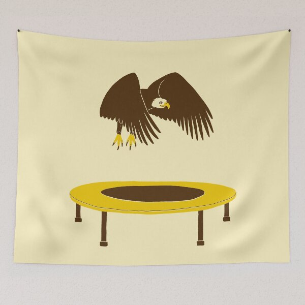 Item preview, Eagle On A Trampoline designed and sold by Martina Scott.