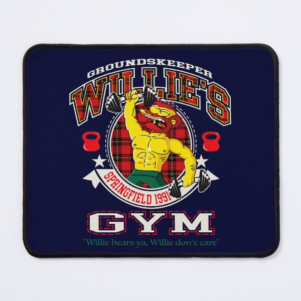 Item preview, Groundskeeper Willie's Gym designed and sold by Alema Art.