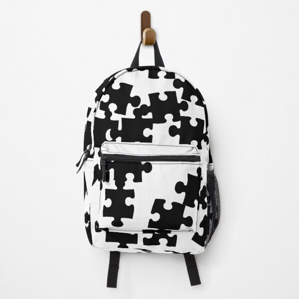 Item preview, Puzzle party jigsaw puzzles black white pattern puzzle pieces teamwork game night designed and sold by Luzi Illustrella.