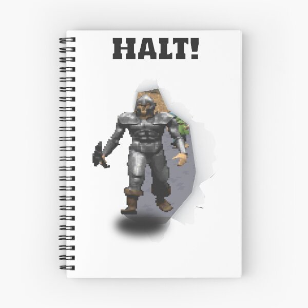 Item preview, halt daggerfall guard designed and sold by Brownpants.