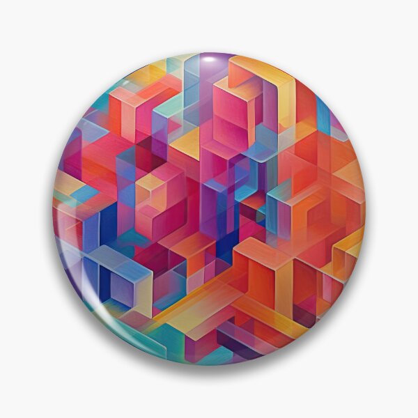 Item preview, Colorful Geometric Block Design designed and sold by BaysparksMedia.