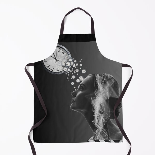 Item preview, Black and white style of a woman thinking about passing time designed and sold by AEROSPACE-IND.