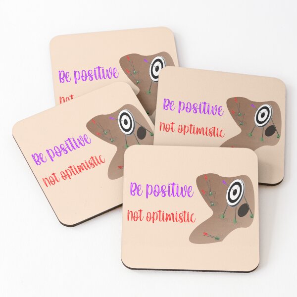 Item preview, Be positive not optimistic designed and sold by Tronstell.