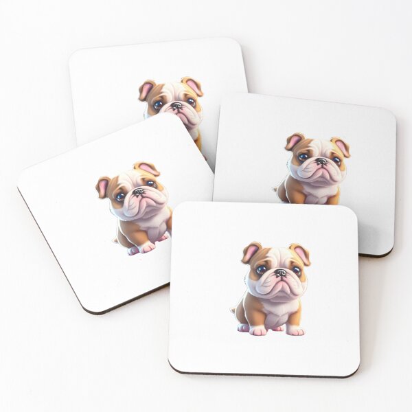 Item preview, Bulldog Beautiful Sticker designed and sold by ArtTechEstudio.