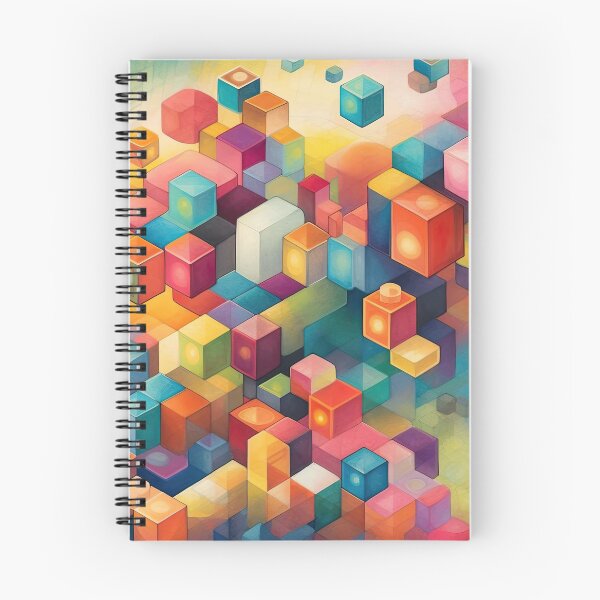 Item preview, Geometric Colorful Blocks Whimsical designed and sold by BaysparksMedia.