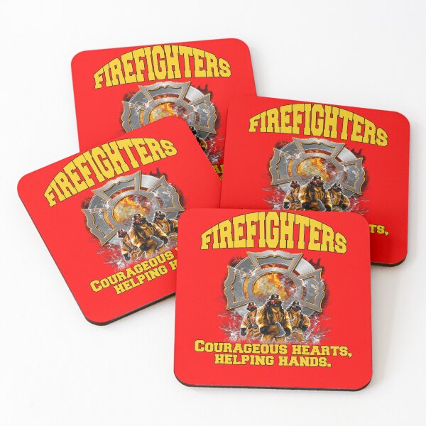 Item preview, Firefighter Fireman's Firefighters Courageous Hearts, Helping Hands designed and sold by fantasticdesign.