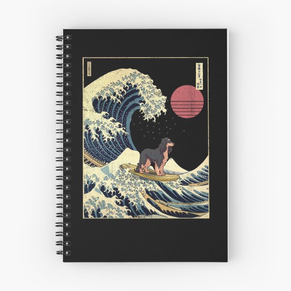 Item preview, Gordon Setter Kanagawa Japanese Surfing Wave designed and sold by rafaeltto.