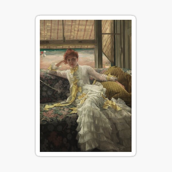 Item preview, Seaside | James Tissot | 1878 Victorian Art designed and sold by CJET.