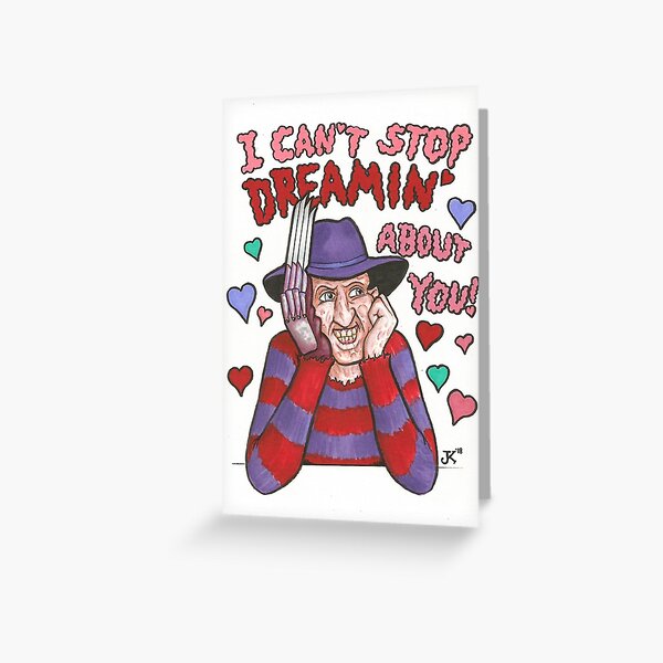 Elm Street Valentine Greeting Card