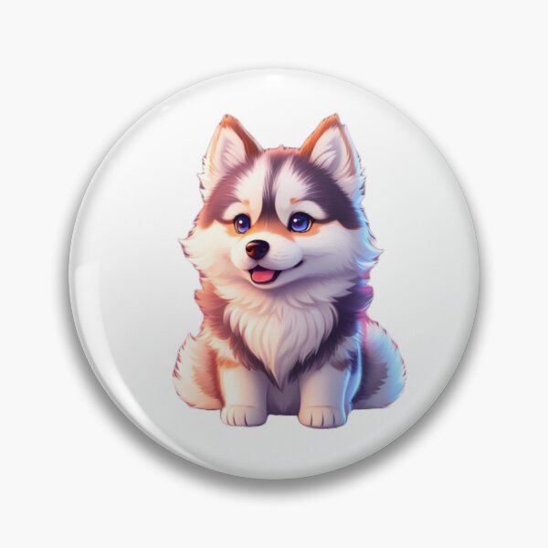 Item preview, Siberian Husky Beautiful Stiker designed and sold by ArtTechEstudio.