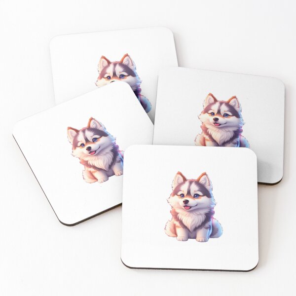 Item preview, Siberian Husky Beautiful Stiker designed and sold by ArtTechEstudio.