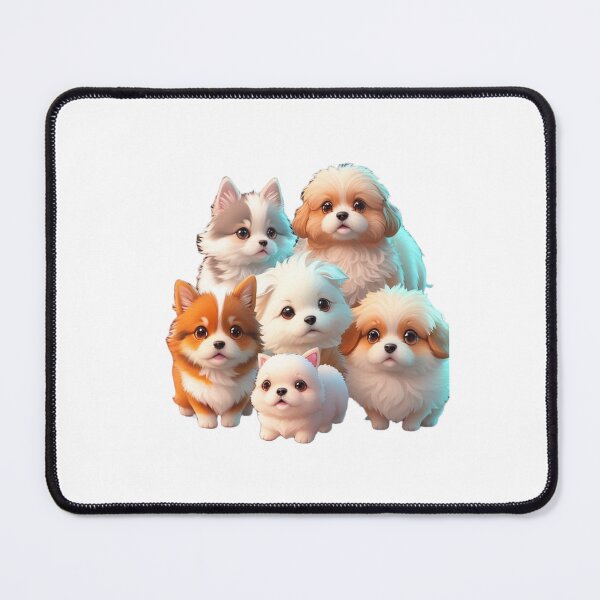 Item preview, dogs designed and sold by ArtTechEstudio.