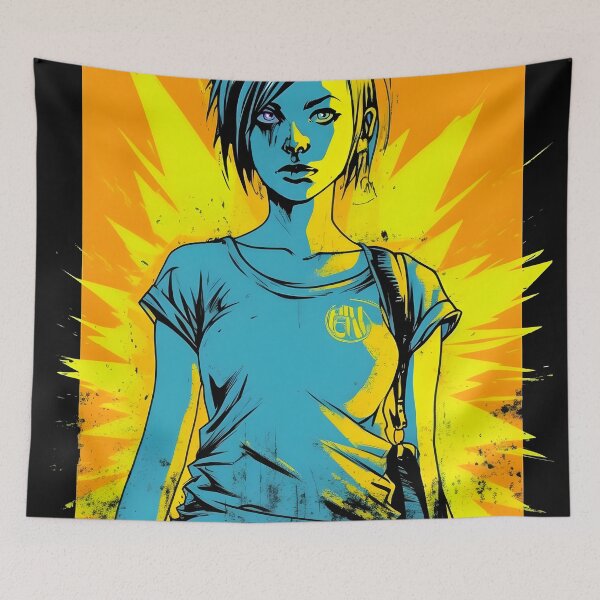 Item preview, Explosive Girl, Post Apocalyptic Summer Wear, Comic Book designed and sold by TheeDigitalDen.