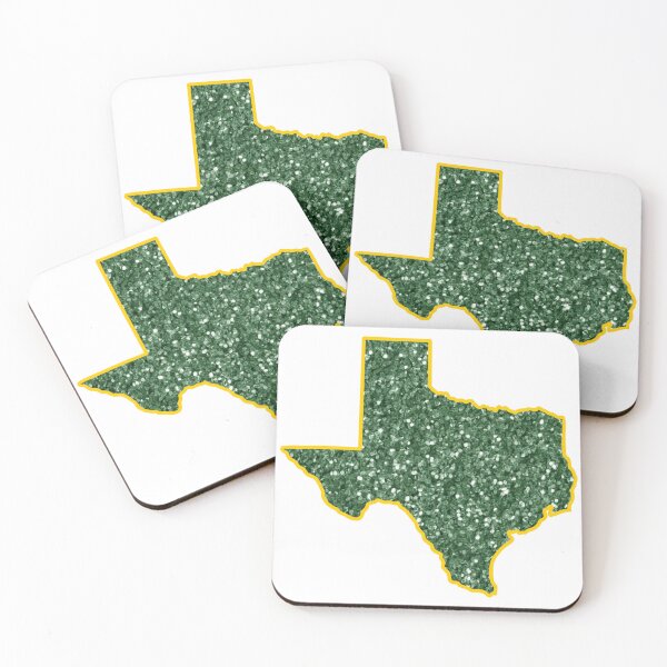 Item preview, green and gold glitter texas designed and sold by mtayzart.