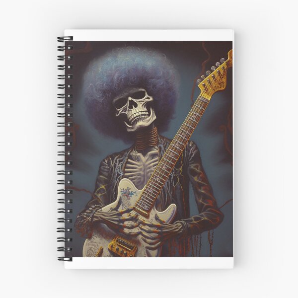Artikelvorschau, Jimi Hendrix - Day of Dead Skeleton entworfen und verkauft von xrats.