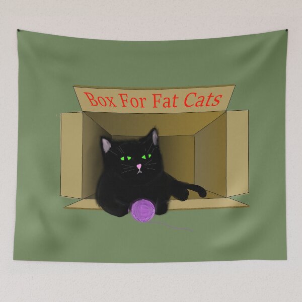 Item preview, Box For Fat Cats designed and sold by Budibabe.