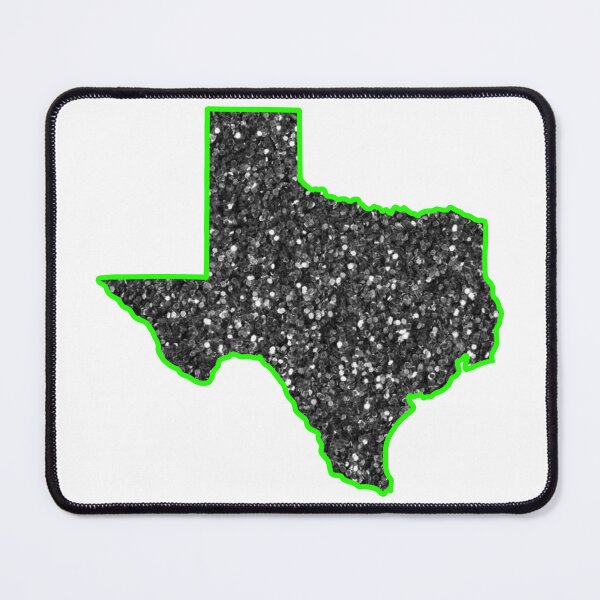 Item preview, black and green glitter texas designed and sold by mtayzart.