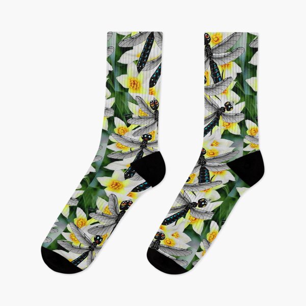 Item preview, Black Floral Dragonflies designed and sold by purplesensation.