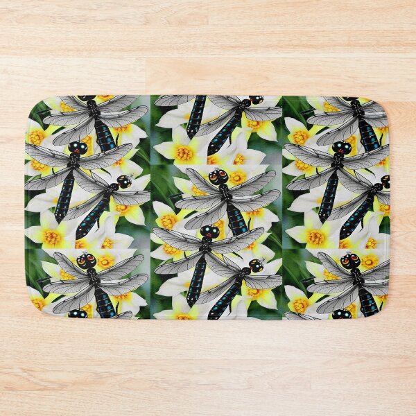 Item preview, Black Floral Dragonflies designed and sold by purplesensation.