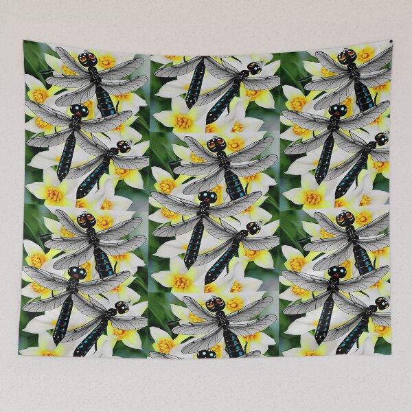 Item preview, Black Floral Dragonflies designed and sold by purplesensation.