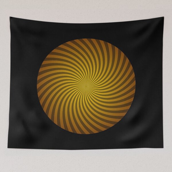 Item preview, Hypnotic Spiral "Discordia" - Orange, Circle, Counter-Clockwise designed and sold by Ella Jameson.