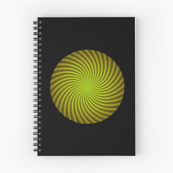Item preview, Hypnotic Spiral "Discordia" - Yellow, Circle, Counter-Clockwise designed and sold by Ella Jameson.