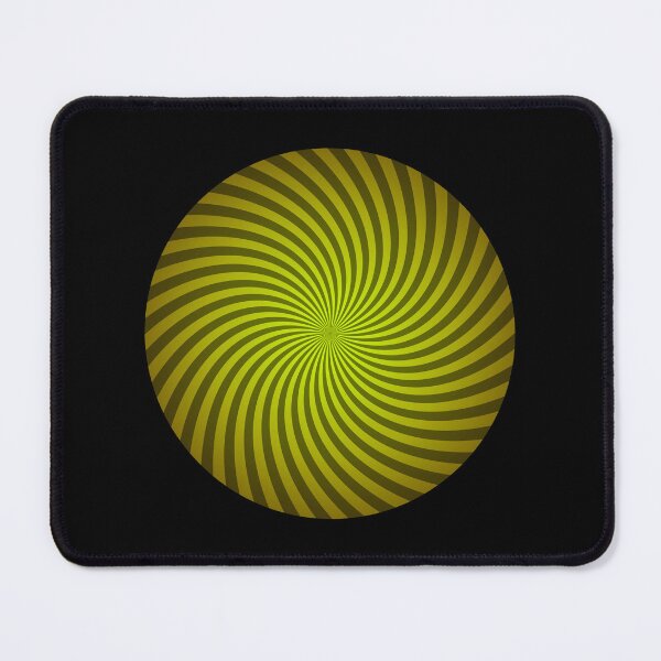 Item preview, Hypnotic Spiral "Discordia" - Yellow, Circle, Counter-Clockwise designed and sold by Ella Jameson.