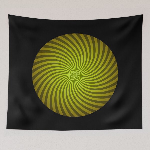 Item preview, Hypnotic Spiral "Discordia" - Yellow, Circle, Counter-Clockwise designed and sold by Ella Jameson.