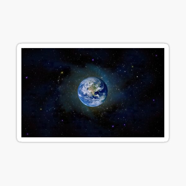 The Earth From Space Sticker