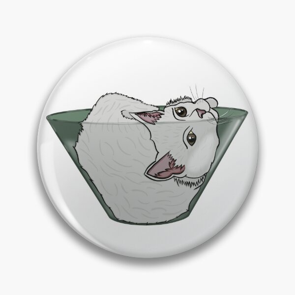 Item preview, Milky White Cat Sticker - Liquid Cats designed and sold by N9Livez.