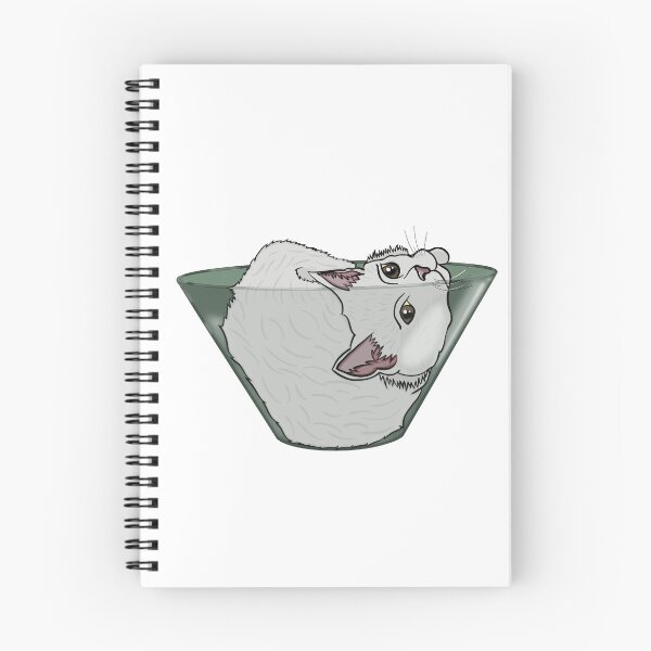 Item preview, Milky White Cat Sticker - Liquid Cats designed and sold by N9Livez.