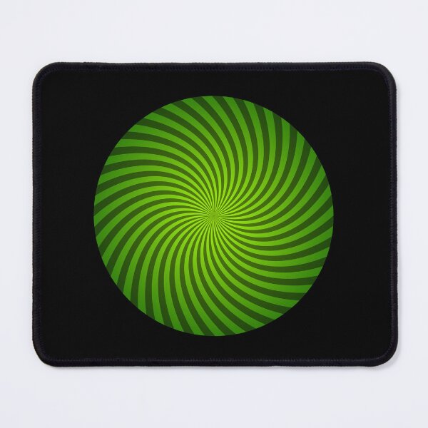 Item preview, Hypnotic Spiral "Discordia" - Green, Circle, Counter-Clockwise designed and sold by Ella Jameson.
