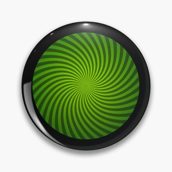 Item preview, Hypnotic Spiral "Discordia" - Green, Circle, Counter-Clockwise designed and sold by Ella Jameson.