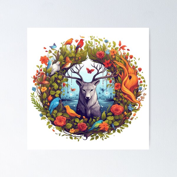 Item preview, Animals and flowers theme v1 designed and sold by Okracha.