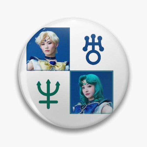 Item preview, Sailor Uranus and Sailor Neptune Checkers designed and sold by nothingtolookat.