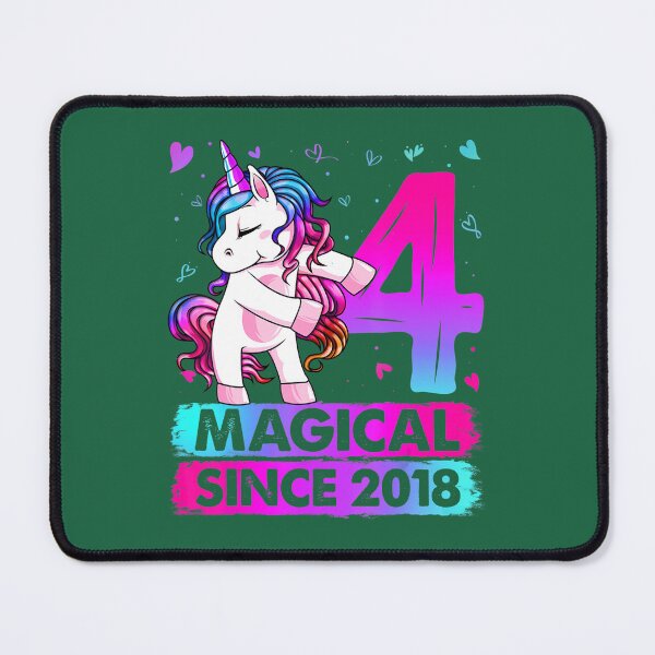 Item preview, 4 Year Old Unicorn Flossing 4th Birthday 	 Unicorn Party 	 	 designed and sold by wpyhbesvj32.