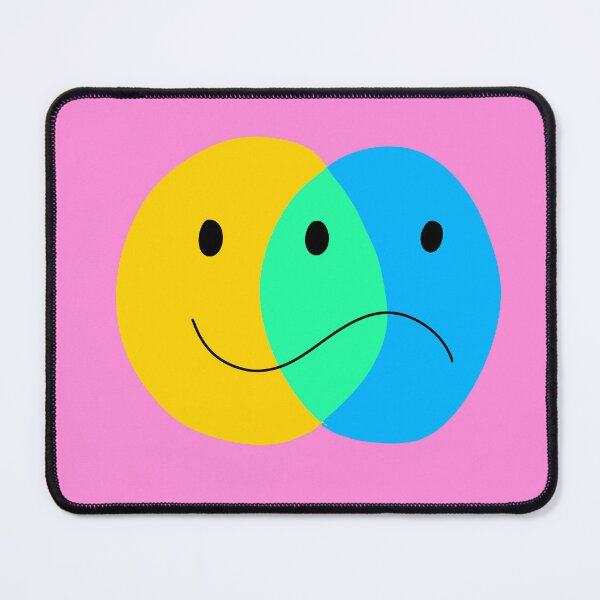 Item preview, Happy and Sad Face designed and sold by PeachPxe.
